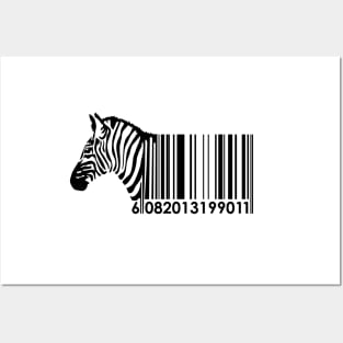 Barcode zebra Posters and Art